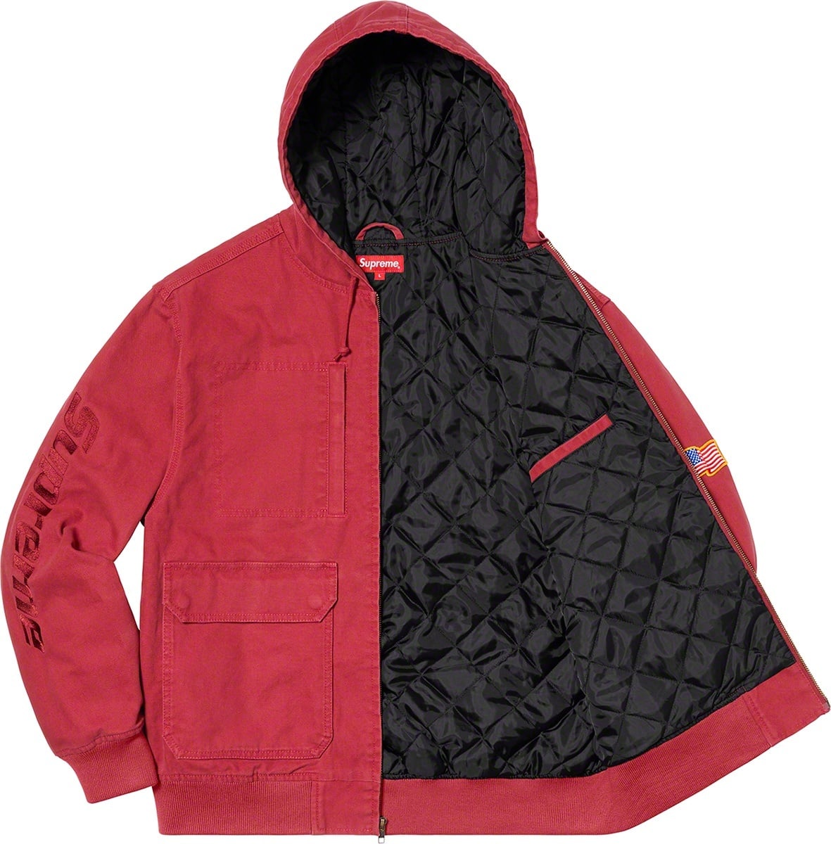 Canvas Hooded Work Jacket view 12